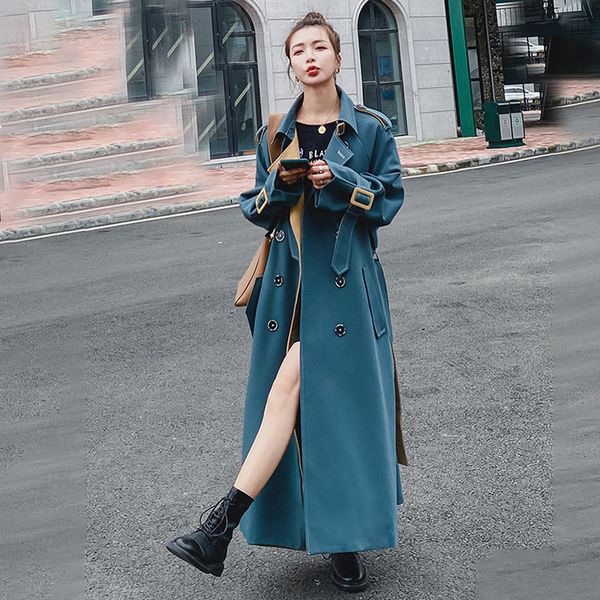 2021 new feminino trench coat longspring outono novo coreano solto pavo azul duplo breasted costura high-end jaqueta fy8 jit1, Black;brown
2021 new feminino trench coat longspring outono novo coreano solto pavo azul duplo breasted costura high-end jaqueta fy8 jit1, Black;brown