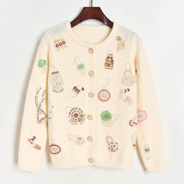2021 new kawaii camisolas femininas vintage outono miangas cardigan gola redonda manga comprida bonito jumpers luxo lantejoulas malha q9m0, White;black
2021 new kawaii camisolas femininas vintage outono miangas cardigan gola redonda manga comprida bonito jumpers luxo lantejoulas malha q9m0, White;black