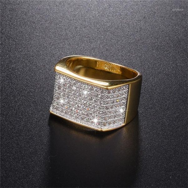men's luxury hip hop ring jewelry 925 sterling silver bling sona diamond painting full 18k gold rings for boys party gift1, Golden;silver
men's luxury hip hop ring jewelry 925 sterling silver bling sona diamond painting full 18k gold rings for boys party gift1, Golden;silver