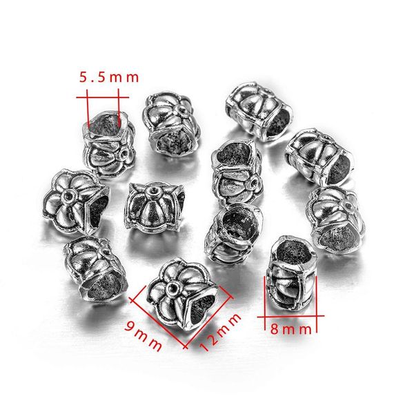 20pcs lot tibetan silver color big hole spacer loose beads metal zinc alloy charm bead for diy bracelet jewelry makings h bbyemz
20pcs lot tibetan silver color big hole spacer loose beads metal zinc alloy charm bead for diy bracelet jewelry makings h bbyemz