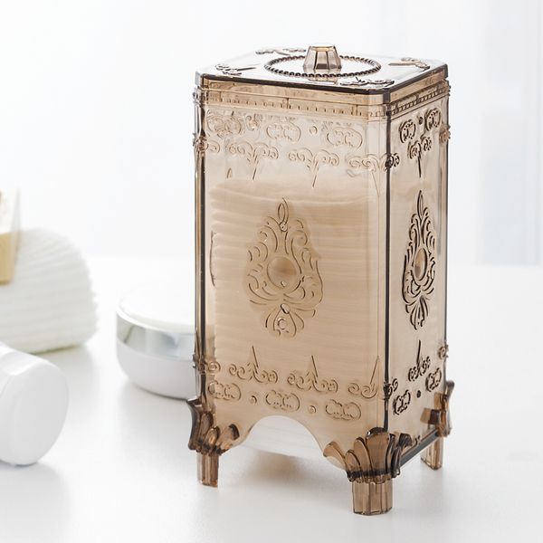 cosmetic storage extraction european-style high-grade cotton finishing cover dust-proof box q1218
cosmetic storage extraction european-style high-grade cotton finishing cover dust-proof box q1218