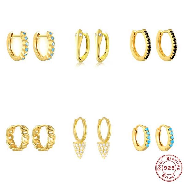 hoop & huggie gs real s925 sterling silver personality creative small earrings for women turquoise geometric circle earring fine jewelry, Golden;silver
hoop & huggie gs real s925 sterling silver personality creative small earrings for women turquoise geometric circle earring fine jewelry, Golden;silver