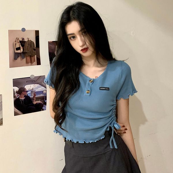 2021 New Korean summer lace letter up to mesh short sleeve design women's T-shirt tops (c1313) 8I2J, White
2021 New Korean summer lace letter up to mesh short sleeve design women's T-shirt tops (c1313) 8I2J, White