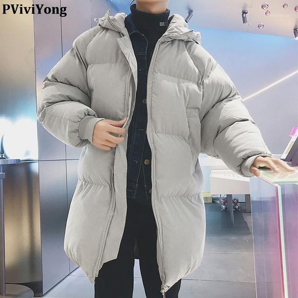 pviviyong 2019 new fashion winter hooded coat men ,bread costume long jacket men parka my311, Black
pviviyong 2019 new fashion winter hooded coat men ,bread costume long jacket men parka my311, Black