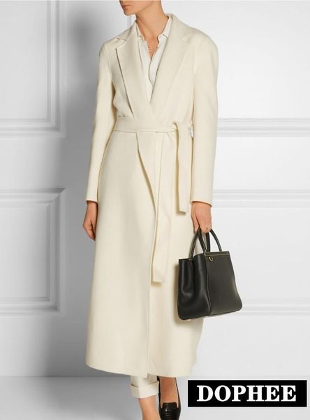 new autumn and winter women's white wool coats england style lady's long woolen trench coat loose overcoats cashmere jacket, Black
new autumn and winter women's white wool coats england style lady's long woolen trench coat loose overcoats cashmere jacket, Black