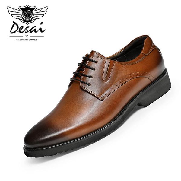 desai men's casual shoes genuine leather formal shoes men business dress lace up fashion oxfords eu size 37-44, Black
desai men's casual shoes genuine leather formal shoes men business dress lace up fashion oxfords eu size 37-44, Black