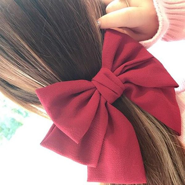 custom hairpin pure color chiffon bowknot hair clips female contracted fashion headwear accessories
custom hairpin pure color chiffon bowknot hair clips female contracted fashion headwear accessories