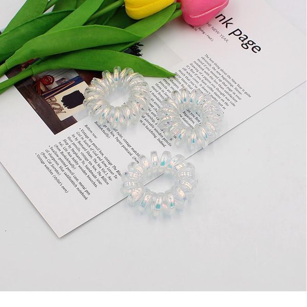 3pcs new fashion thick shining spiral cord elastic hair band white bling telephone wire pearl hair ties for thick&t qylfad
3pcs new fashion thick shining spiral cord elastic hair band white bling telephone wire pearl hair ties for thick&t qylfad
