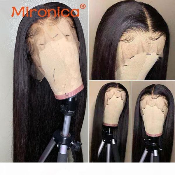 mironica human hair 13x4 lace frontal straight wigs straight human hair wigs lace frontal for black women 150 180 density, Black;brown
mironica human hair 13x4 lace frontal straight wigs straight human hair wigs lace frontal for black women 150 180 density, Black;brown