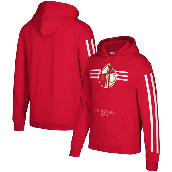 men women youth san francisco 49ers hoodie mitchell & ness three stripe pullover sideline nfl therma pullover hoodie, Black;red
men women youth san francisco 49ers hoodie mitchell & ness three stripe pullover sideline nfl therma pullover hoodie, Black;red