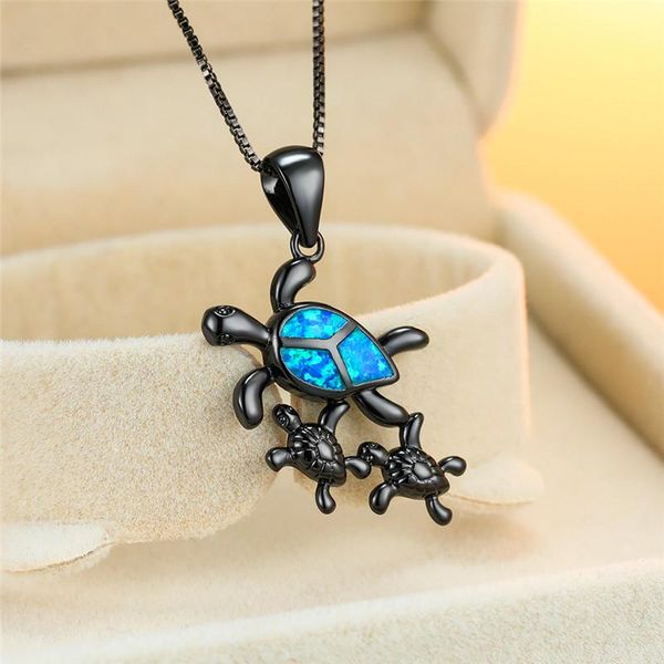 dainty female blue opal pendant necklace charm black gold animal chain necklaces for women cute bridal turtle wedding necklace, Silver
dainty female blue opal pendant necklace charm black gold animal chain necklaces for women cute bridal turtle wedding necklace, Silver