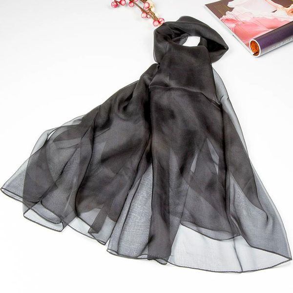 scarves pure silk scarf women female shawl women's natural chiffon large size solid color long wrap for, Blue;gray
scarves pure silk scarf women female shawl women's natural chiffon large size solid color long wrap for, Blue;gray