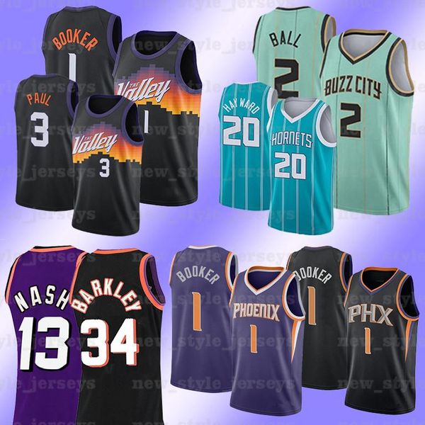 2 lamelo 20 gordon booker ball hayward 1 devin 34 charles 13 steve mens4 barkley nash phoenix suns charlotte hornets jersey, Black;red
2 lamelo 20 gordon booker ball hayward 1 devin 34 charles 13 steve mens4 barkley nash phoenix suns charlotte hornets jersey, Black;red