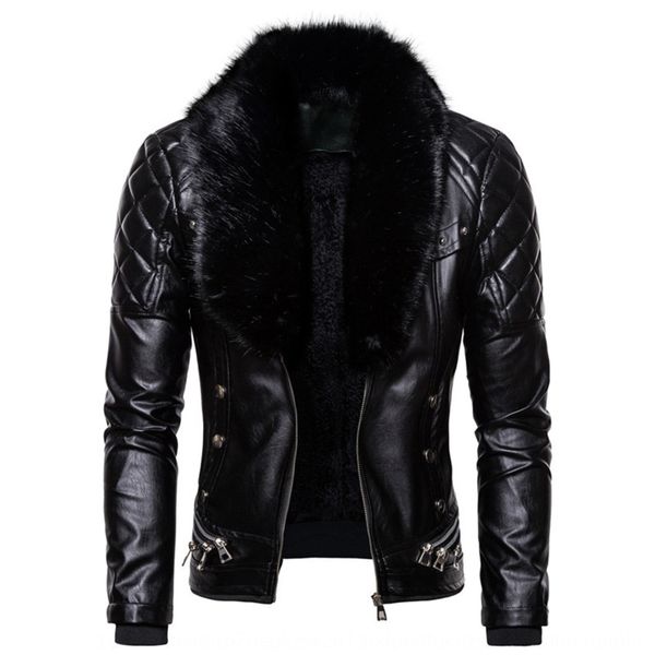 new men's punk detachable fur collar motorcycle jacketwallet jacketrivet windproof motorcycle leather jacket py71 in autumn winter 2020, Blue
new men's punk detachable fur collar motorcycle jacketwallet jacketrivet windproof motorcycle leather jacket py71 in autumn winter 2020, Blue
