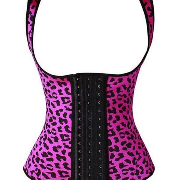 latex corset leopard rubber adjustable waist, Gray 
latex corset leopard rubber adjustable waist, Gray