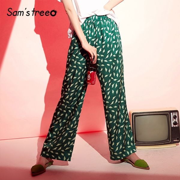 samstree green leather print wide leg urban gypsy pants women autumn loose elastic waist boho office ladies trousers y200418, Black;white
samstree green leather print wide leg urban gypsy pants women autumn loose elastic waist boho office ladies trousers y200418, Black;white