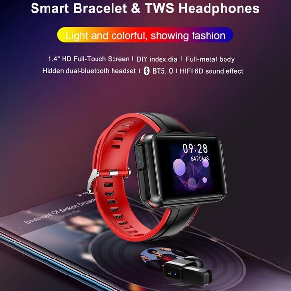 t91 2-в-1 браслет беспроводной bluetooth 5,0 наушника ip68 водонепроницаемый спортивный браслет ppg + экг фитнес tracking смарт watch
t91 2-в-1 браслет беспроводной bluetooth 5,0 наушника ip68 водонепроницаемый спортивный браслет ppg + экг фитнес tracking смарт watch