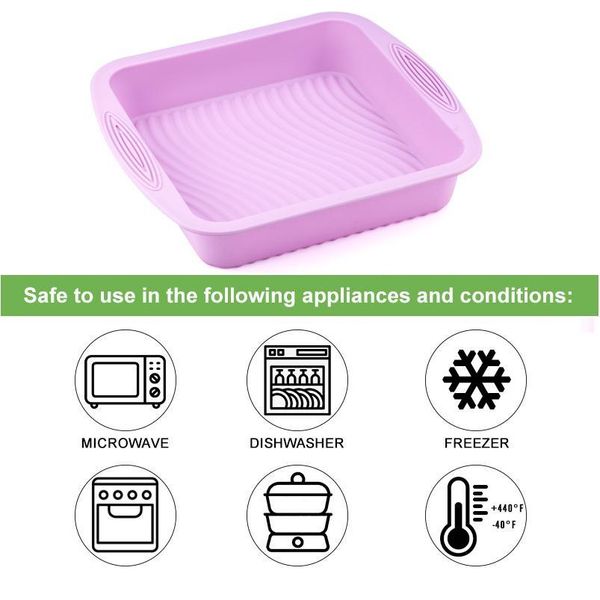 diy random color square food grade sile non-stick cake bread toast mould wavy bottom easy demold cake pan baki qylrxt
diy random color square food grade sile non-stick cake bread toast mould wavy bottom easy demold cake pan baki qylrxt