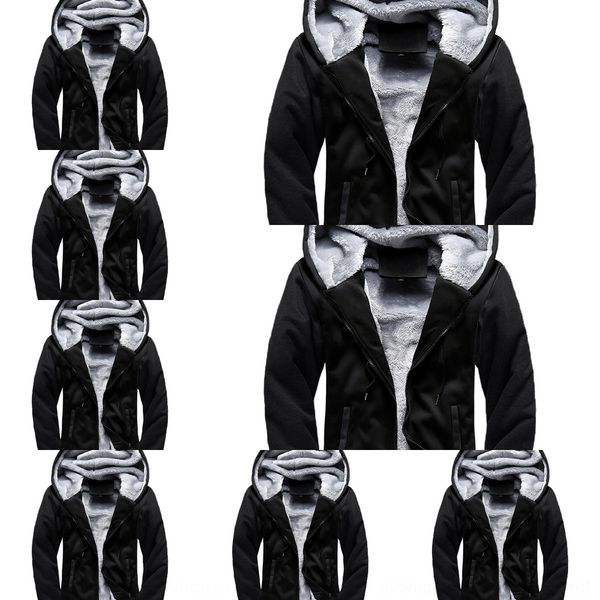 knqgx winter new sports men's solid color thick wool fleece zipper cardigan color 9uyau hooded coat woolhoodie sweater coat for men mat, Black
knqgx winter new sports men's solid color thick wool fleece zipper cardigan color 9uyau hooded coat woolhoodie sweater coat for men mat, Black