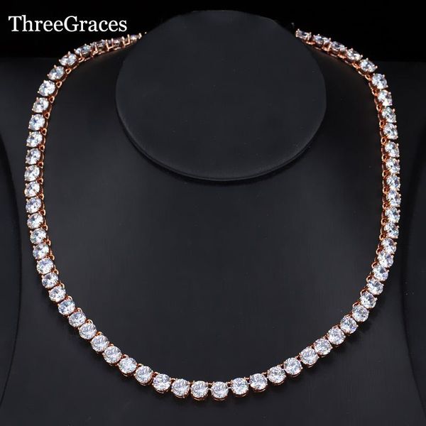 threegraces 2020 women fashion cz jewelry rose gold color round connect cz crystal choker necklace for ladies pn040, Silver
threegraces 2020 women fashion cz jewelry rose gold color round connect cz crystal choker necklace for ladies pn040, Silver