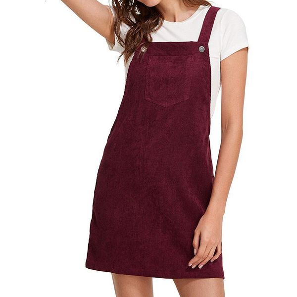 autumn winter women pocket corduroy dress 2021 sleeveless vintage party dress casual solid slim suspender sundress, Black;gray
autumn winter women pocket corduroy dress 2021 sleeveless vintage party dress casual solid slim suspender sundress, Black;gray