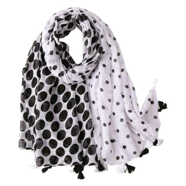 summer polka dot contast color large scarf tassels voile oversized shawl wrap n58f, Blue;gray
summer polka dot contast color large scarf tassels voile oversized shawl wrap n58f, Blue;gray