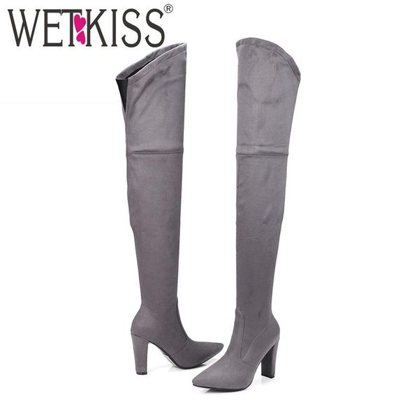 boots wetkiss 2021 fashion lady over knee boot woman high heels shoes thigh zip pointy female footwear winter big size, Black
boots wetkiss 2021 fashion lady over knee boot woman high heels shoes thigh zip pointy female footwear winter big size, Black