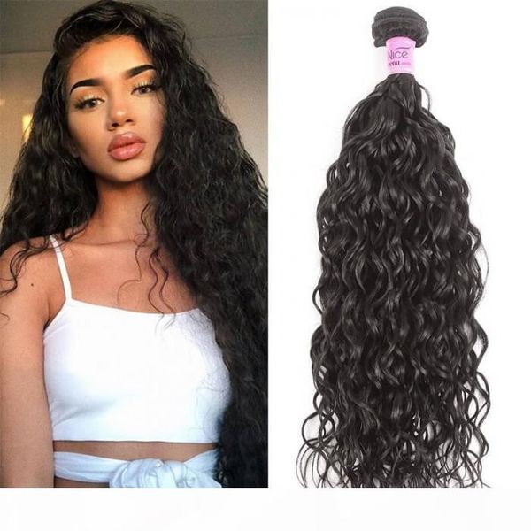 tkwig 1 piece water wave hair 100 virgin human hair lace front with hair under 100, Black;brown
tkwig 1 piece water wave hair 100 virgin human hair lace front with hair under 100, Black;brown