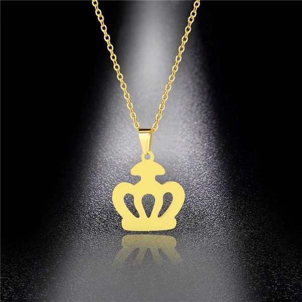 titanium steel necklace female korean version small fresh crown necklace fashion ins queen wind crown clavicle chain, Silver
titanium steel necklace female korean version small fresh crown necklace fashion ins queen wind crown clavicle chain, Silver