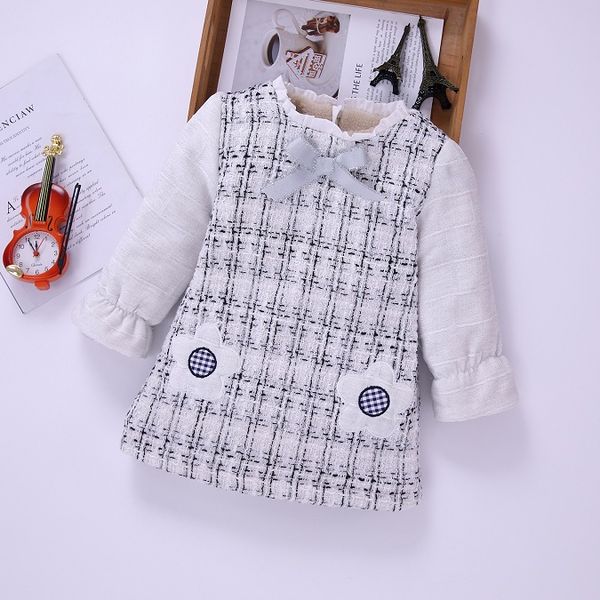 2020 autumn winter children's dress thickened and contracted in the little children's princess skirt in the little children's, Red;yellow
2020 autumn winter children's dress thickened and contracted in the little children's princess skirt in the little children's, Red;yellow