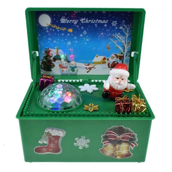 christmas decorations mini electric santa claus xmas tree snowman diy music box with lights toys for children gifts green1
christmas decorations mini electric santa claus xmas tree snowman diy music box with lights toys for children gifts green1