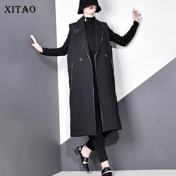 xitao striped button split back vests women casual 2020 autumn trend fashion new turn down collar sleeveless pocket xj4931, Black;white
xitao striped button split back vests women casual 2020 autumn trend fashion new turn down collar sleeveless pocket xj4931, Black;white