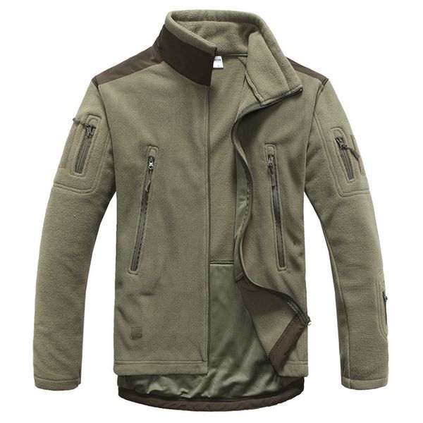 men winter outdoor hiking fishing warm windproof fleece jacket climbing riding camping training breathable thermal tactical coat 201128, Black;brown
men winter outdoor hiking fishing warm windproof fleece jacket climbing riding camping training breathable thermal tactical coat 201128, Black;brown