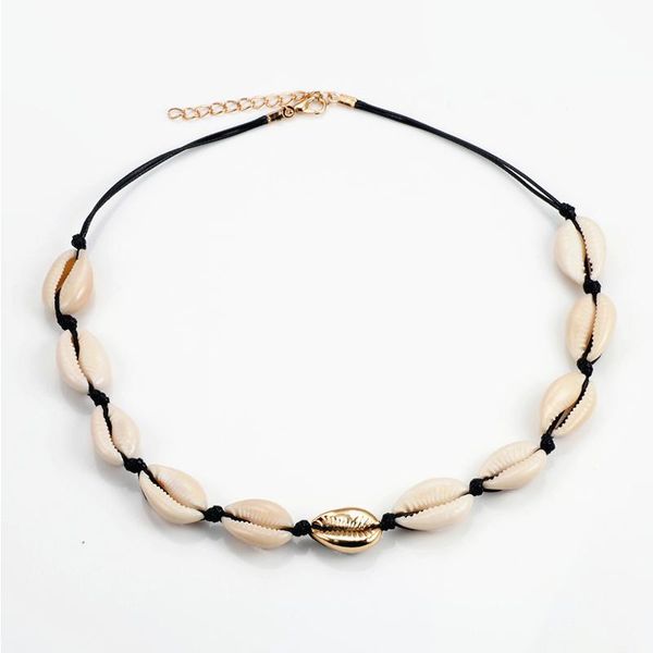 fashion gold cowrie shell choker necklace for women bohemian natural seashell collares summer beach jewelry gift for vsco girls, Golden;silver
fashion gold cowrie shell choker necklace for women bohemian natural seashell collares summer beach jewelry gift for vsco girls, Golden;silver