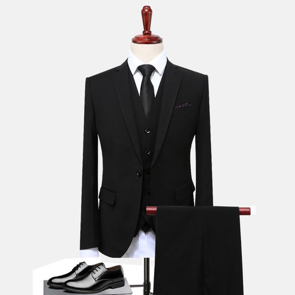 2021 Hot Selling New Black-style Suits a Three-piece Thin Suit Classic Men's Wear and Tear 5UHP, White;black
2021 Hot Selling New Black-style Suits a Three-piece Thin Suit Classic Men's Wear and Tear 5UHP, White;black