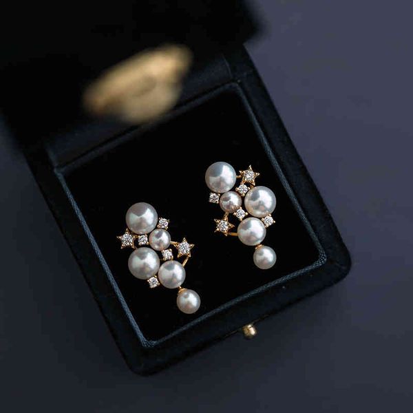 earrings charms trend advanced sense sweet temperament nanyang shell pearl 925 silver ear nail accessories, Golden
earrings charms trend advanced sense sweet temperament nanyang shell pearl 925 silver ear nail accessories, Golden