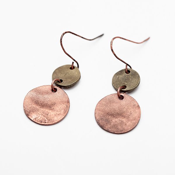 women earrings of fashion jewelry retro vintage coin ring stitching two-color hook dangle earring for women party gift, Silver
women earrings of fashion jewelry retro vintage coin ring stitching two-color hook dangle earring for women party gift, Silver
