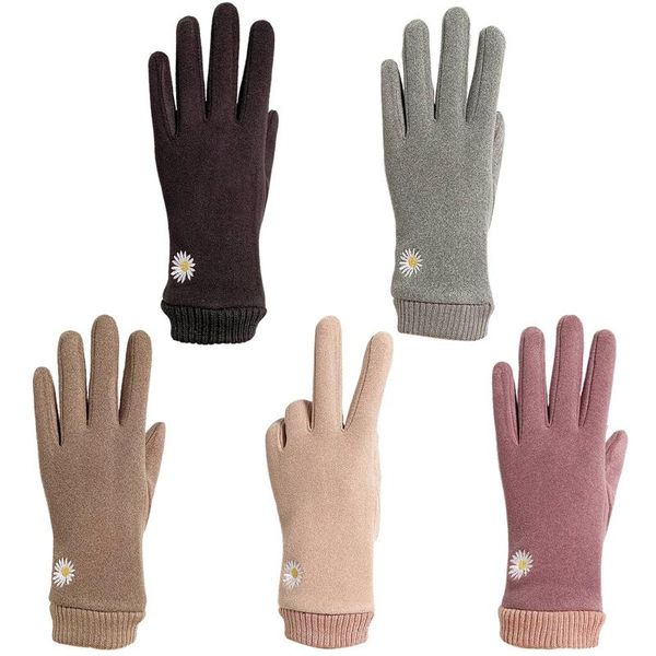 women plush thicken winter warm gloves daisy lady stretch coral fleece glove breathable outdoor charm accessories, Blue;gray
women plush thicken winter warm gloves daisy lady stretch coral fleece glove breathable outdoor charm accessories, Blue;gray