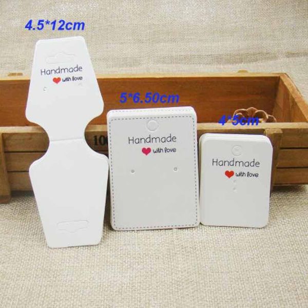 600pcs new diy hand made with love white/kraft necklace earring bracelet card set printed jewelry ring tag paper packing card
600pcs new diy hand made with love white/kraft necklace earring bracelet card set printed jewelry ring tag paper packing card