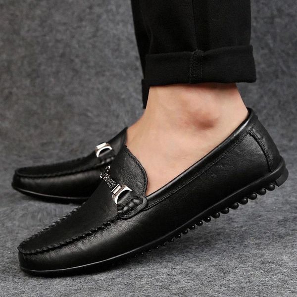 Vintage Genuine Leather Soft Loafers for Men outdoor fashion Slip On Breathable Lazy Loafers Moccasins Boat Flats Shoes j3 #Hb7U
Vintage Genuine Leather Soft Loafers for Men outdoor fashion Slip On Breathable Lazy Loafers Moccasins Boat Flats Shoes j3 #Hb7U