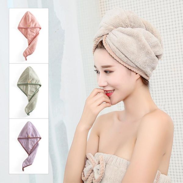 towel lady's magic dry hair cap quick microfiber drying bath soft head wrap hat makeup cosmetics towels1
towel lady's magic dry hair cap quick microfiber drying bath soft head wrap hat makeup cosmetics towels1