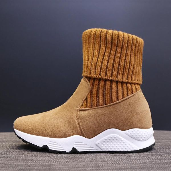 autumn winter warm women socks shoes cotton boots fashion platform casual sneakers snow boots keep warm with fur femmes bottes, Black
autumn winter warm women socks shoes cotton boots fashion platform casual sneakers snow boots keep warm with fur femmes bottes, Black
