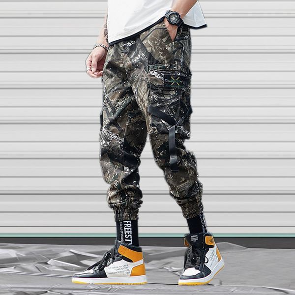 autumn camouflage overalls trendy casual hip hop military leggings men's harem pants, Black
autumn camouflage overalls trendy casual hip hop military leggings men's harem pants, Black