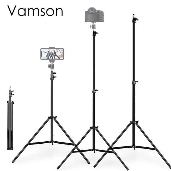 vamson for phone and camera holder control foldable light stands p video recording live broadcast tripod stand vls01a
vamson for phone and camera holder control foldable light stands p video recording live broadcast tripod stand vls01a