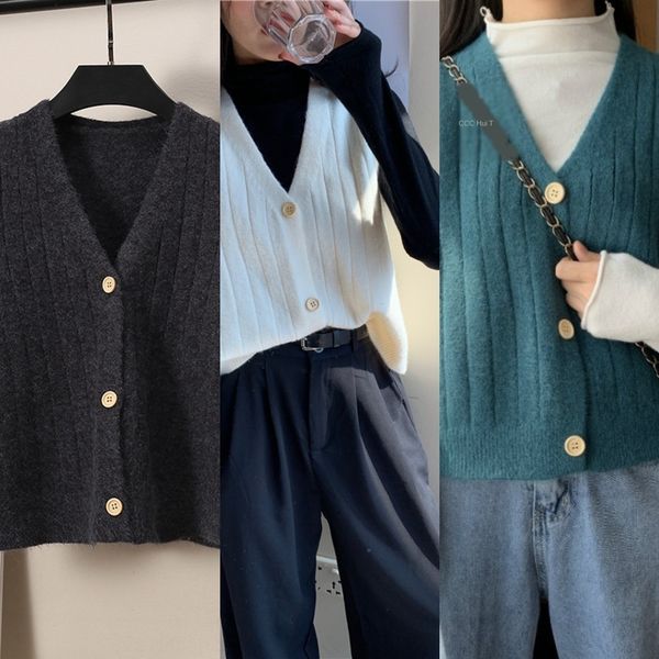 spring new korean version ins fashionable thin knitwear loose sleeveless women's knitted sweater vest coat vestspring and autumn vest c, White;black
spring new korean version ins fashionable thin knitwear loose sleeveless women's knitted sweater vest coat vestspring and autumn vest c, White;black