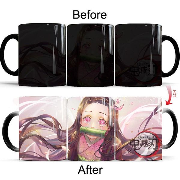 2020 new demon slayer heat temperature sensitive coffee mug color changing cartoon anime mug creative milk ceramic cups
2020 new demon slayer heat temperature sensitive coffee mug color changing cartoon anime mug creative milk ceramic cups