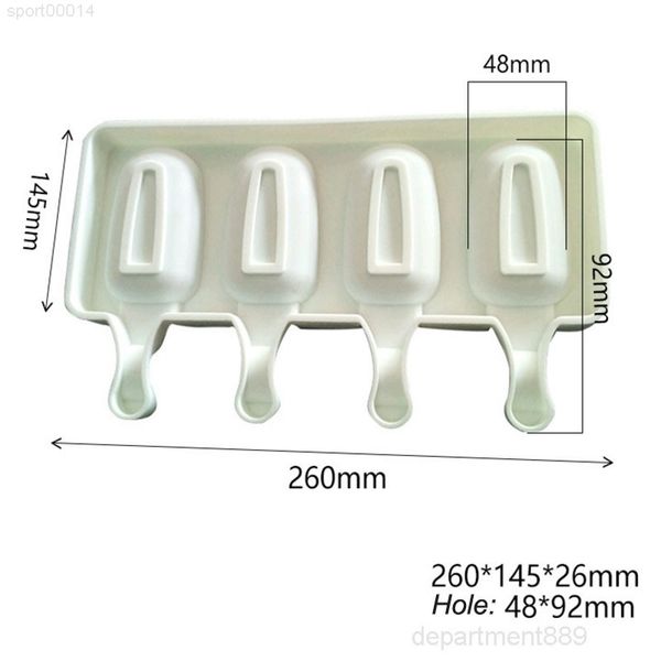 a-new design 4 cell silicone frozen cream pop popsicle mold ice maker lolly mould tray pan kitchen +40 wooden sticks
a-new design 4 cell silicone frozen cream pop popsicle mold ice maker lolly mould tray pan kitchen +40 wooden sticks