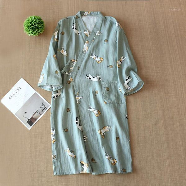 women nightgowns comfort gauze 100% cotton cartoon robes cute kitten print kimono sleepwear spring summer couples loose homewear1, Black;red
women nightgowns comfort gauze 100% cotton cartoon robes cute kitten print kimono sleepwear spring summer couples loose homewear1, Black;red