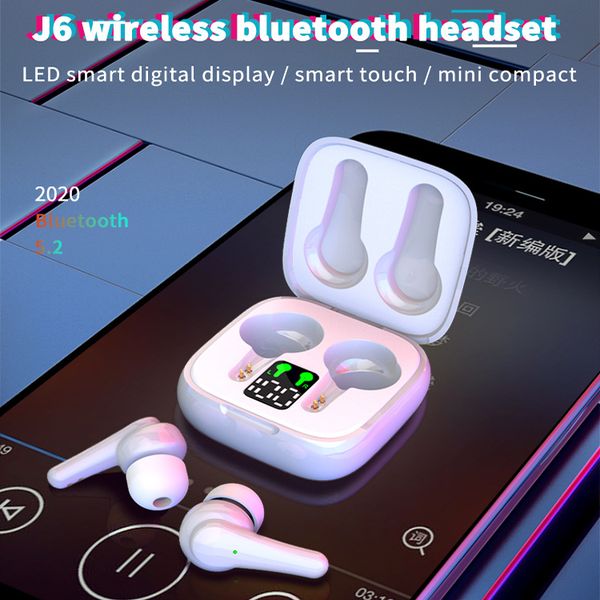 tws earphone bluetooth v5.2 high qulity j6 wireless headphones hifi stereo earbuds led display touch control with mic wireless earbuds
tws earphone bluetooth v5.2 high qulity j6 wireless headphones hifi stereo earbuds led display touch control with mic wireless earbuds