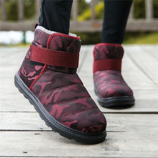 winter fur warm plush snow boots women non-slip lightweight durable cotton shoes men fashion camouflage slip-on flat ankle boots, Black
winter fur warm plush snow boots women non-slip lightweight durable cotton shoes men fashion camouflage slip-on flat ankle boots, Black